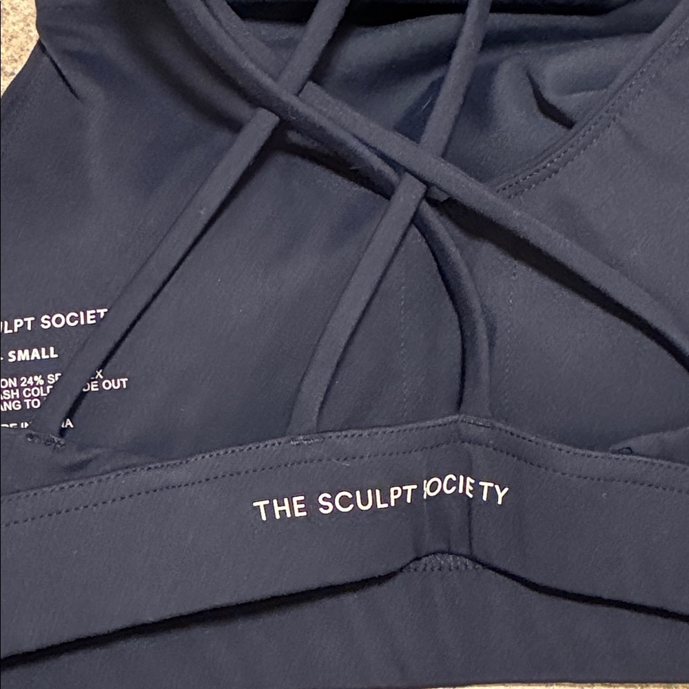 Elegant Navy Women's set for workout - Picture 5 of 9